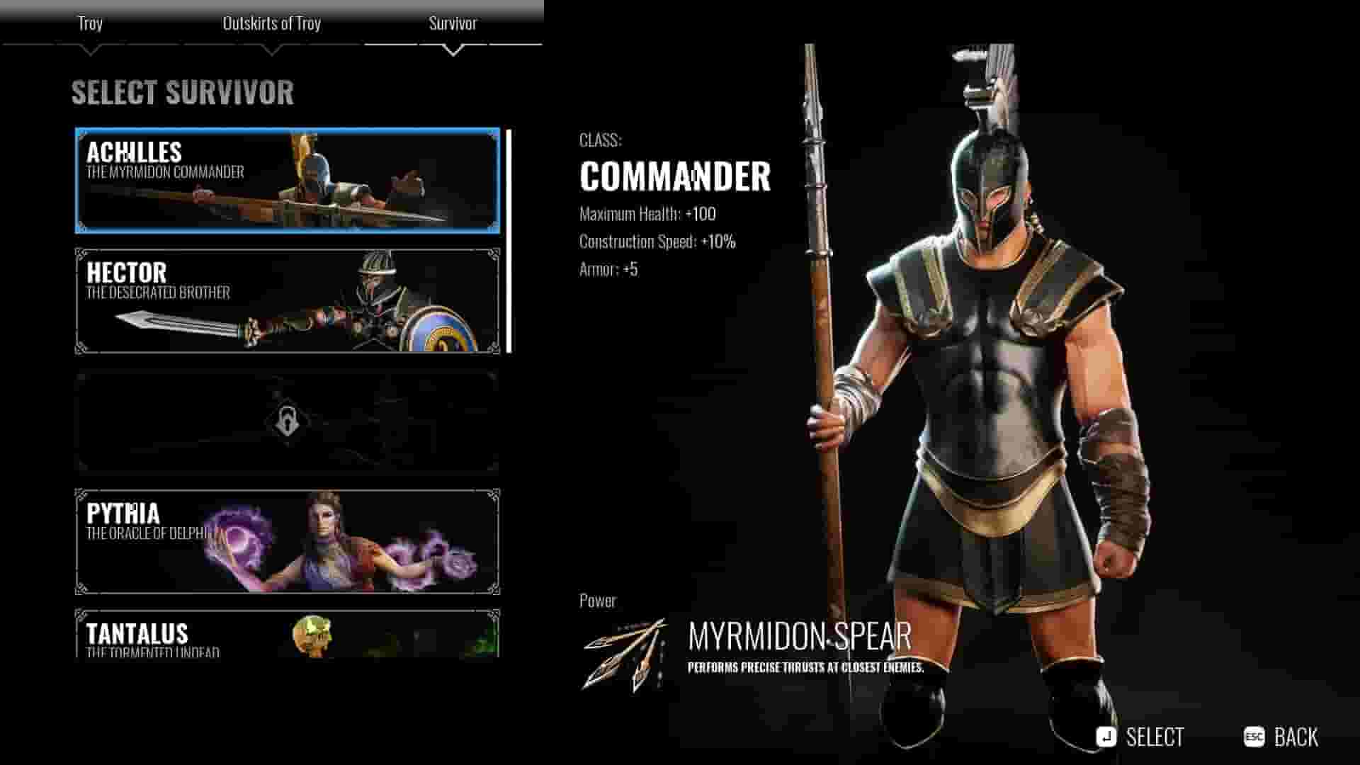 Achilles: Survivor screenshot thumbnail screenshot 1