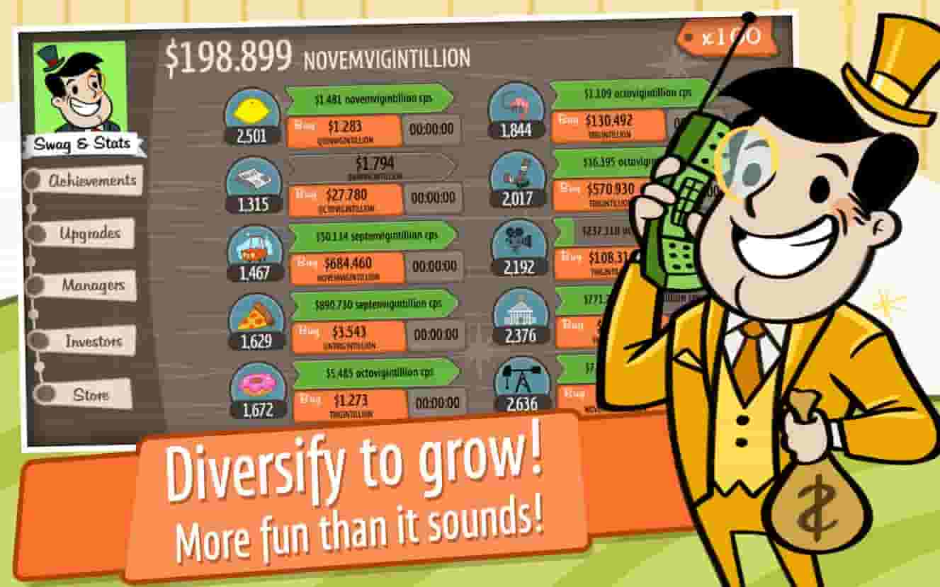 AdVenture Capitalist screenshot thumbnail screenshot 2