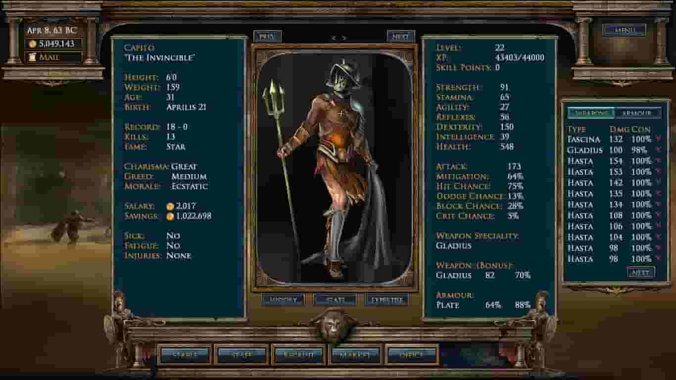 Age of Gladiators screenshot thumbnail screenshot 0