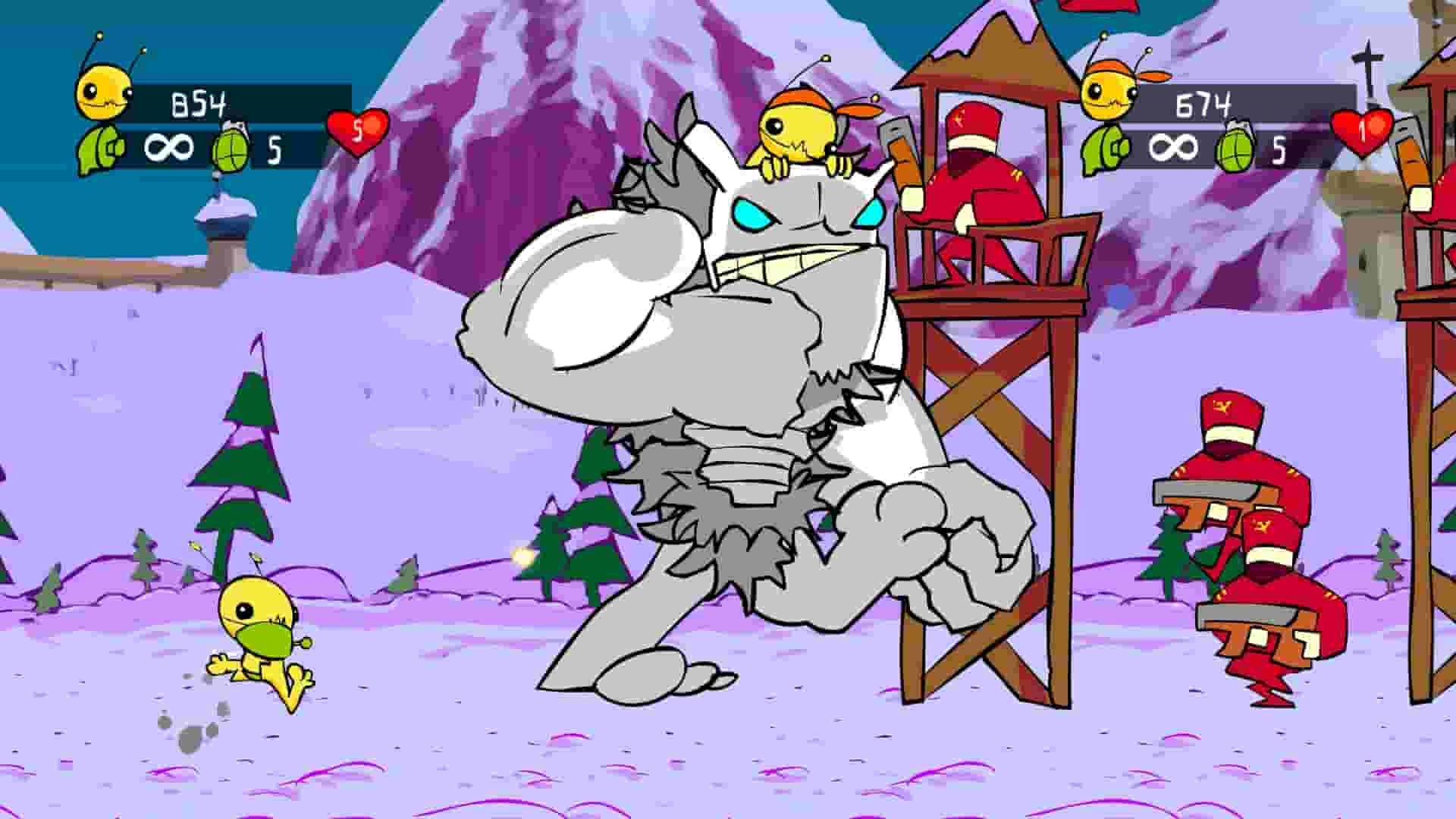 Alien Hominid HD screenshot thumbnail screenshot 2