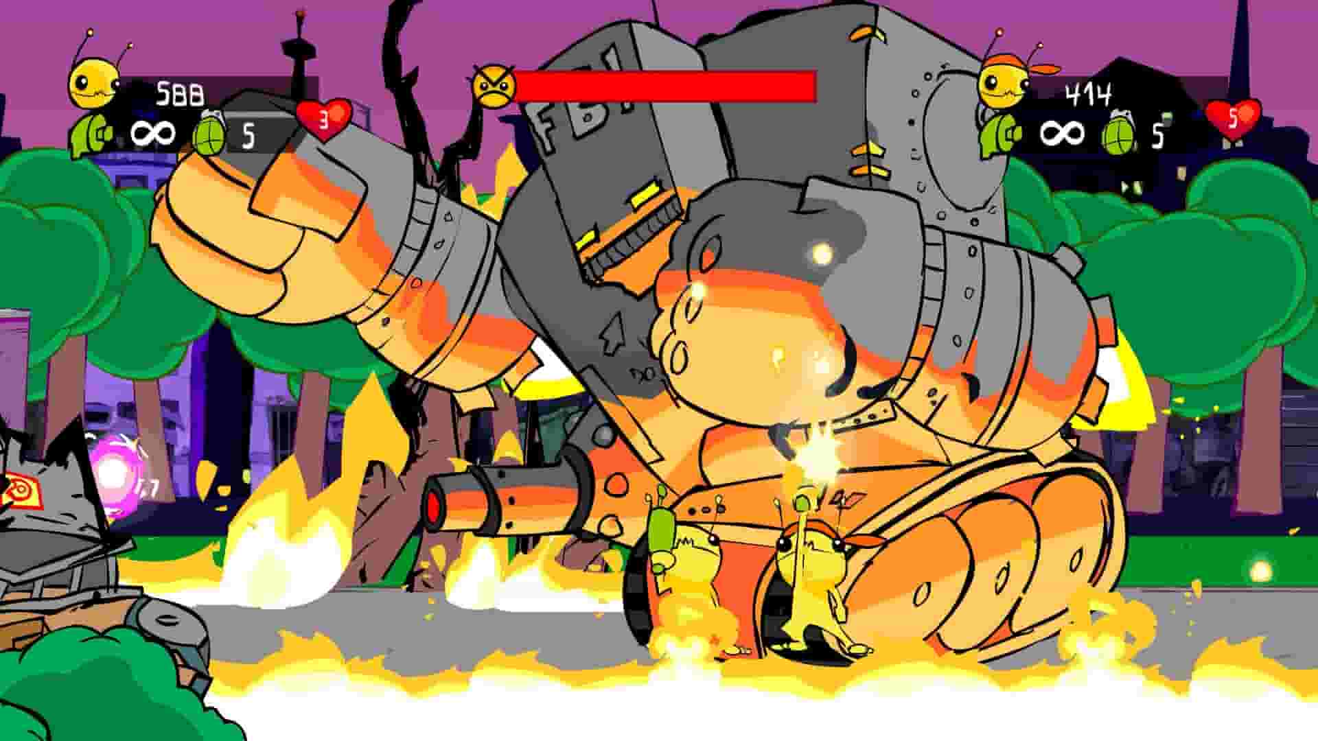 Alien Hominid HD screenshot thumbnail screenshot 3