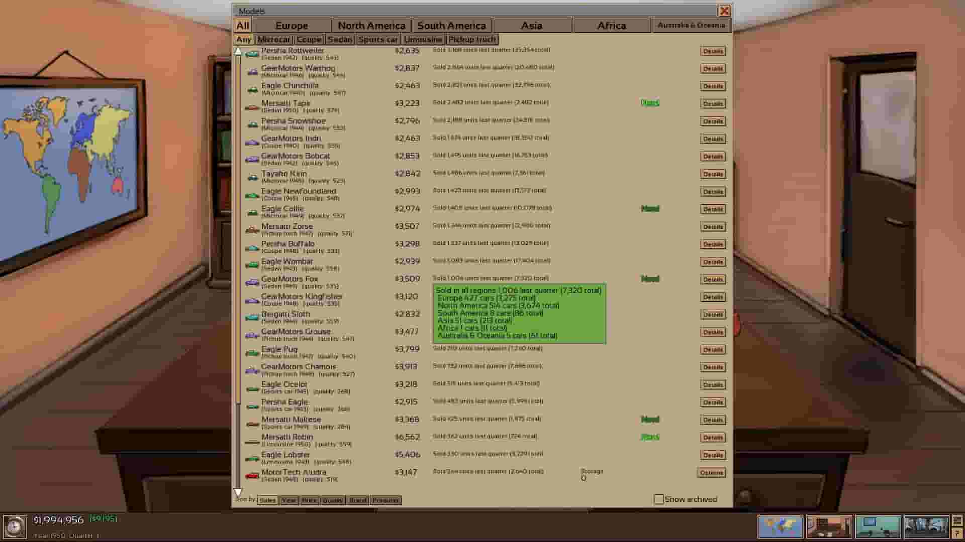 Automobile Tycoon screenshot thumbnail screenshot 3