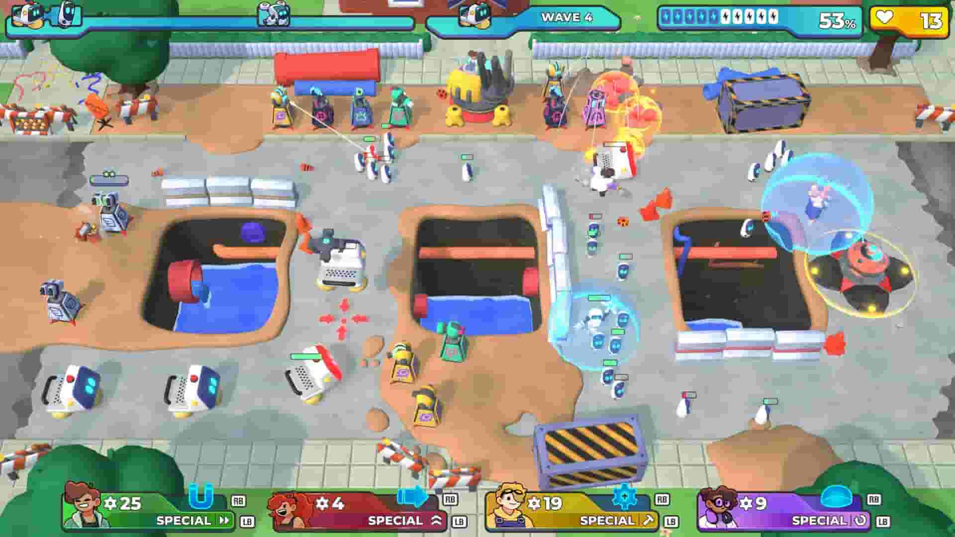 Bish Bash Bots screenshot thumbnail screenshot 1