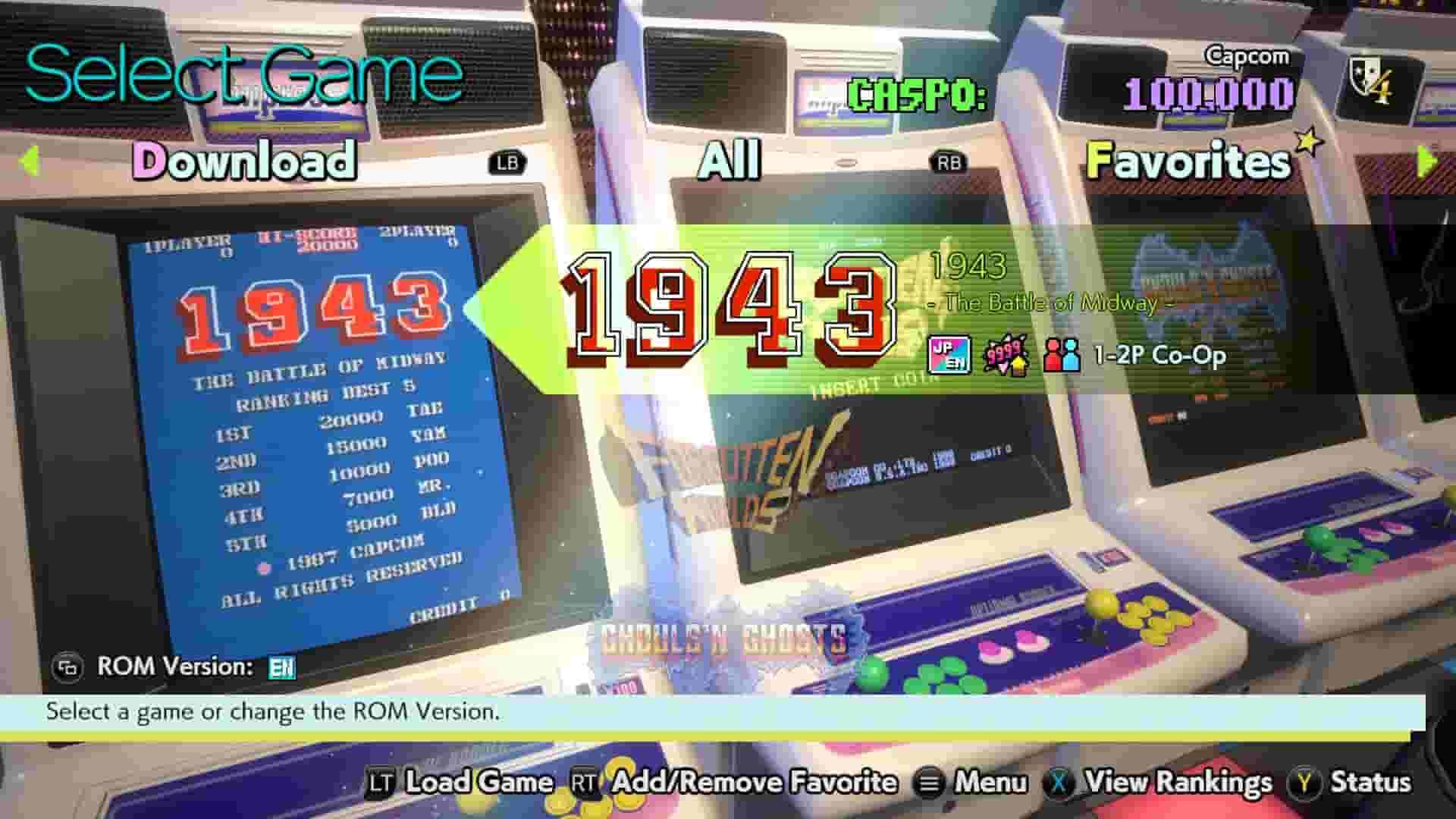 Capcom Arcade Stadium screenshot thumbnail screenshot 0