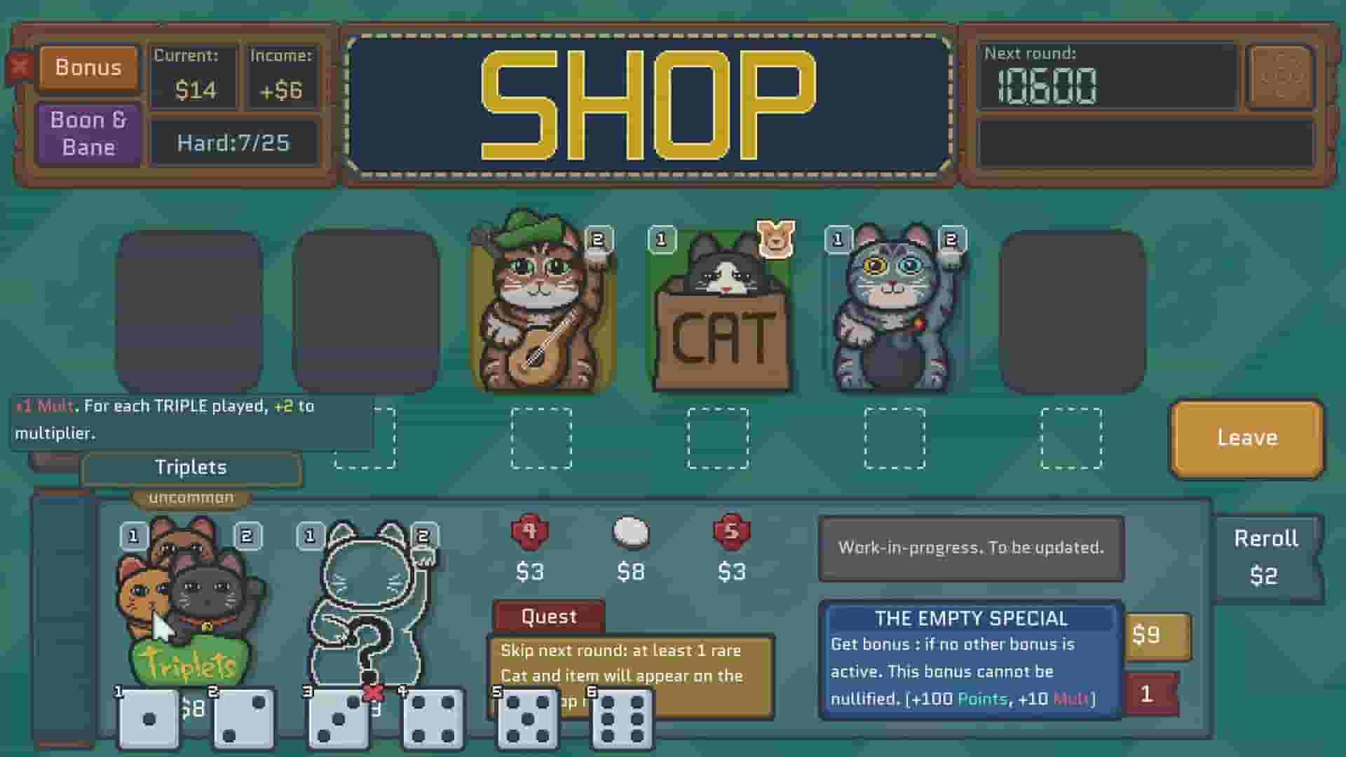 Cats & Dice screenshot thumbnail screenshot 1
