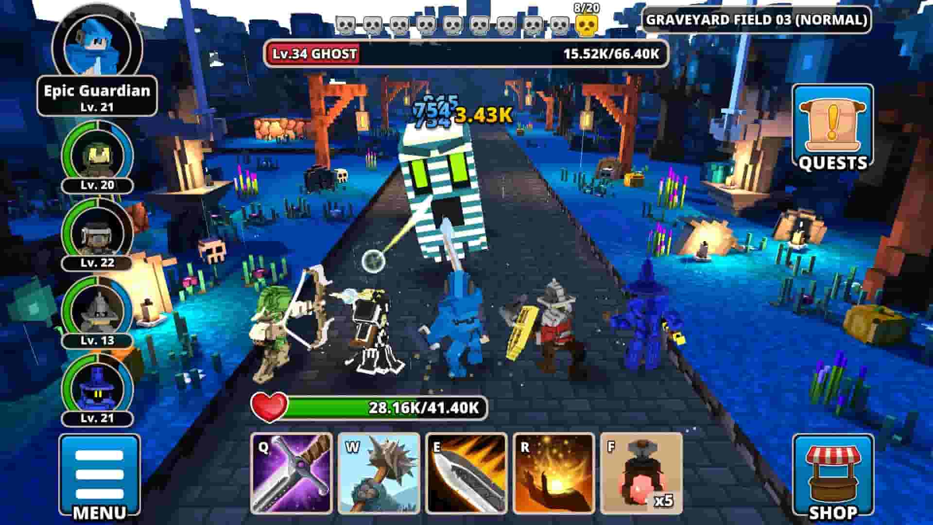 Clicker Guardians screenshot thumbnail screenshot 1