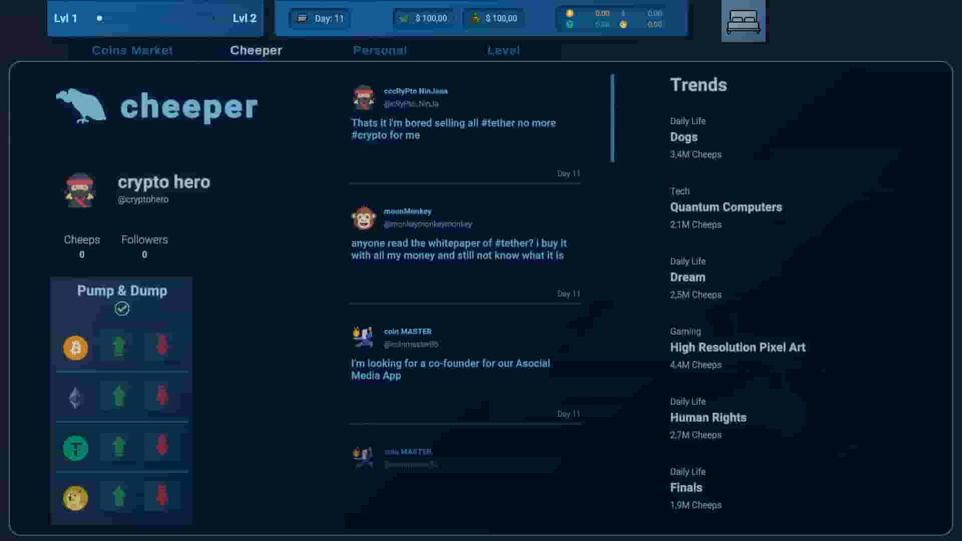 Coin Trader Simulator screenshot thumbnail screenshot 0