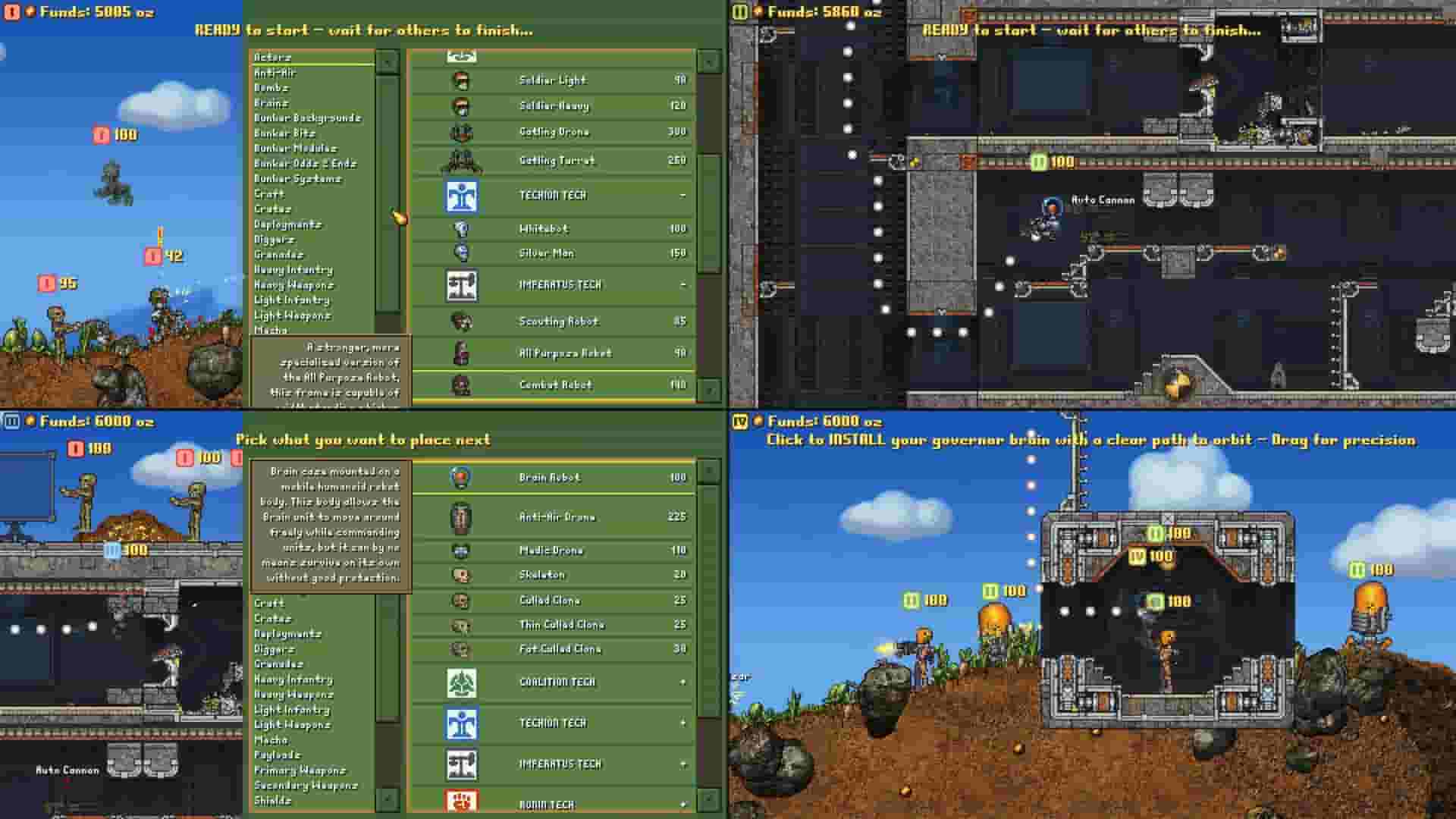 Cortex Command screenshot thumbnail screenshot 4