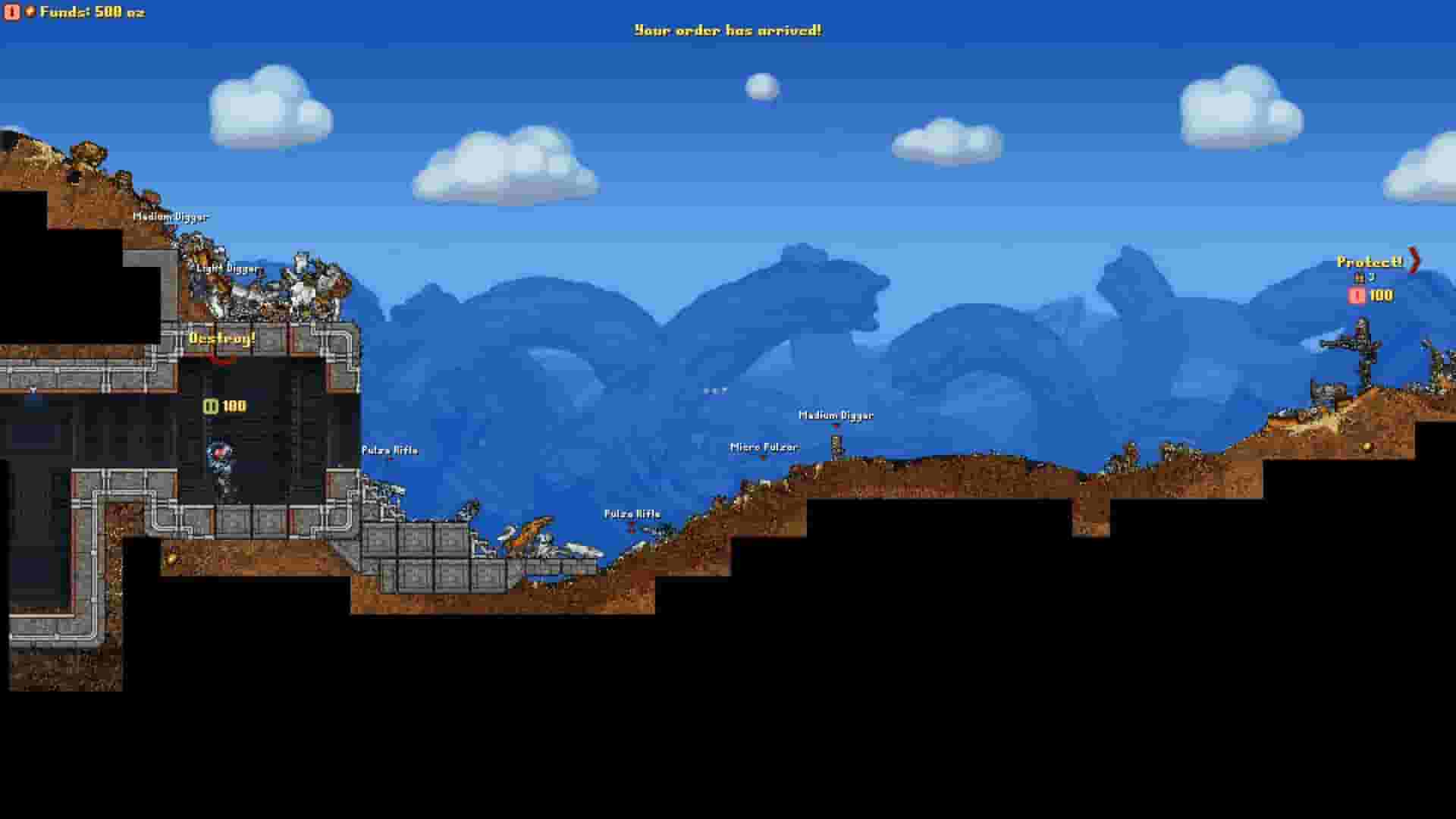 Cortex Command screenshot thumbnail screenshot 6