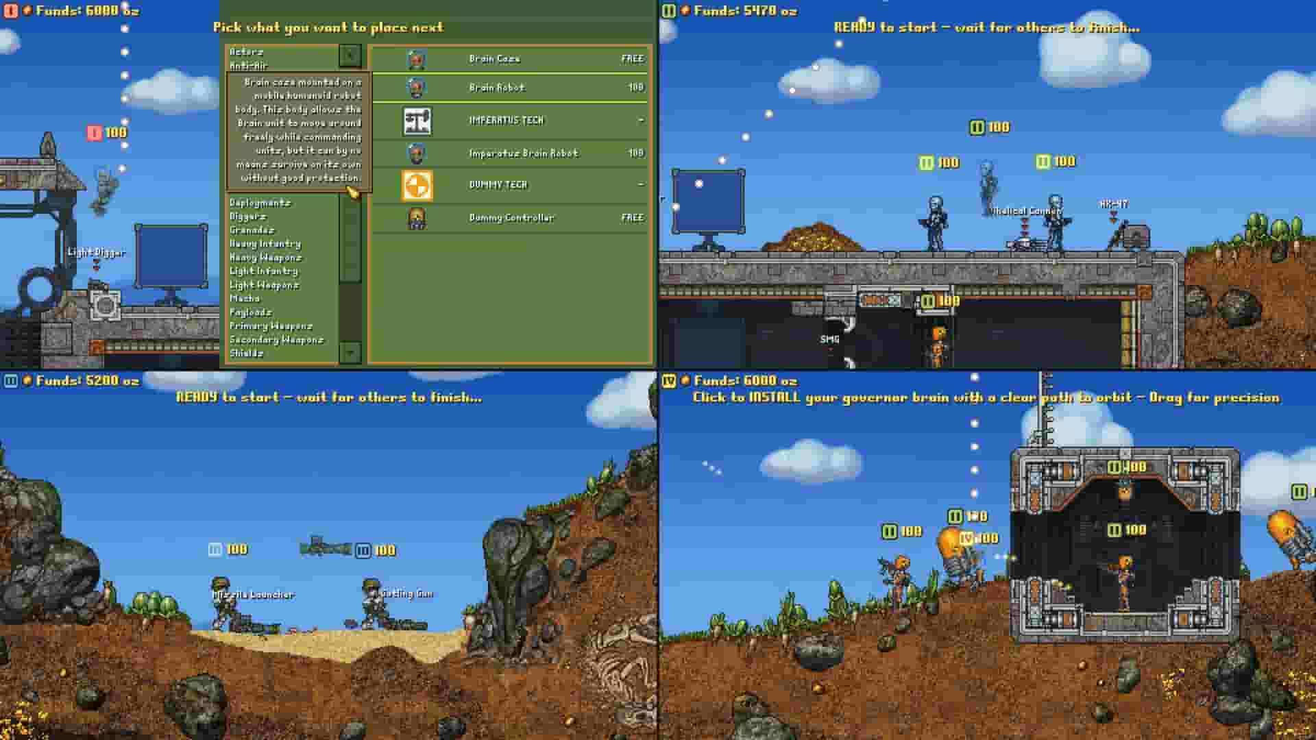Cortex Command screenshot thumbnail screenshot 8