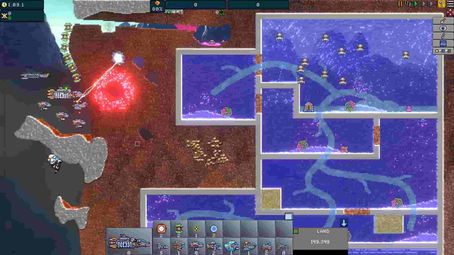 Creeper World IXE screenshot thumbnail screenshot 6