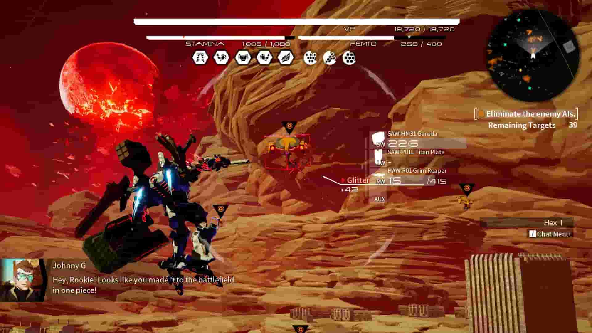 DAEMON X MACHINA screenshot thumbnail screenshot 1