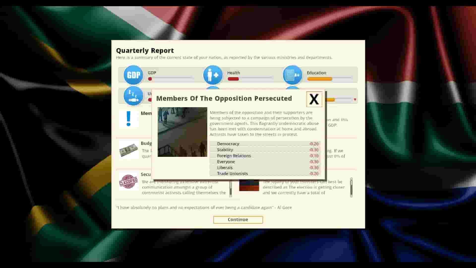 Democracy 3 Africa screenshot thumbnail screenshot 1