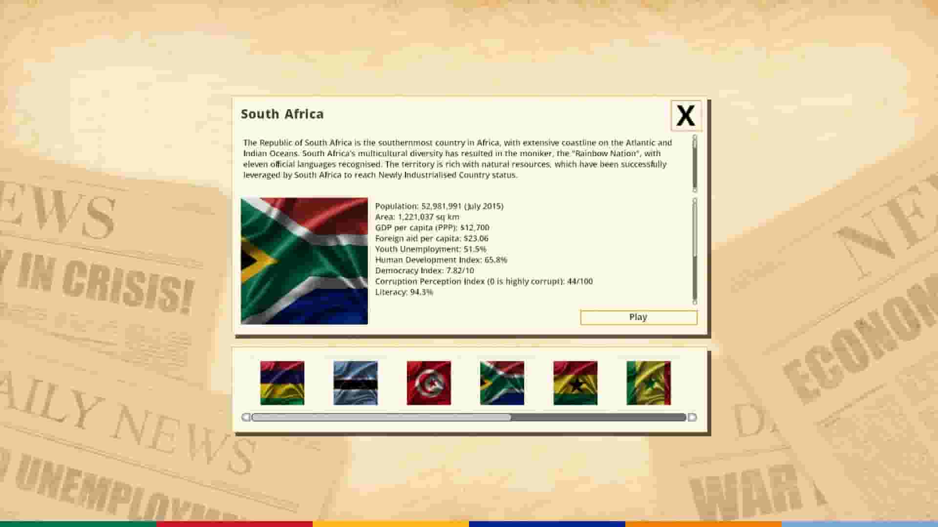 Democracy 3 Africa screenshot thumbnail screenshot 3