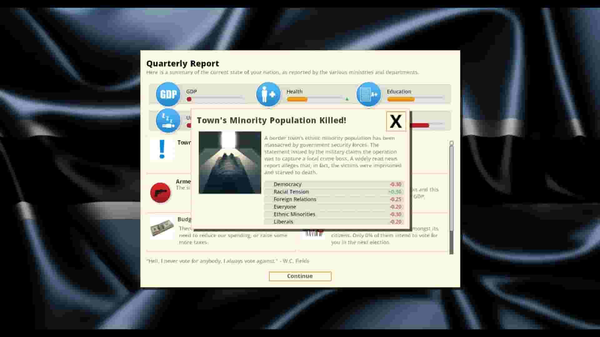 Democracy 3 Africa screenshot thumbnail screenshot 5