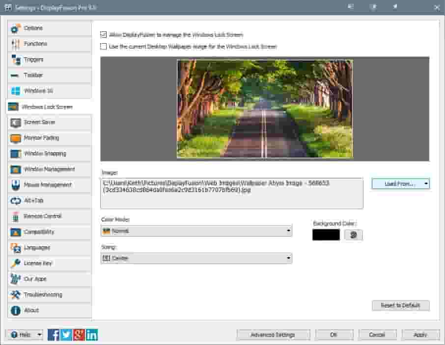 DisplayFusion screenshot thumbnail screenshot 13