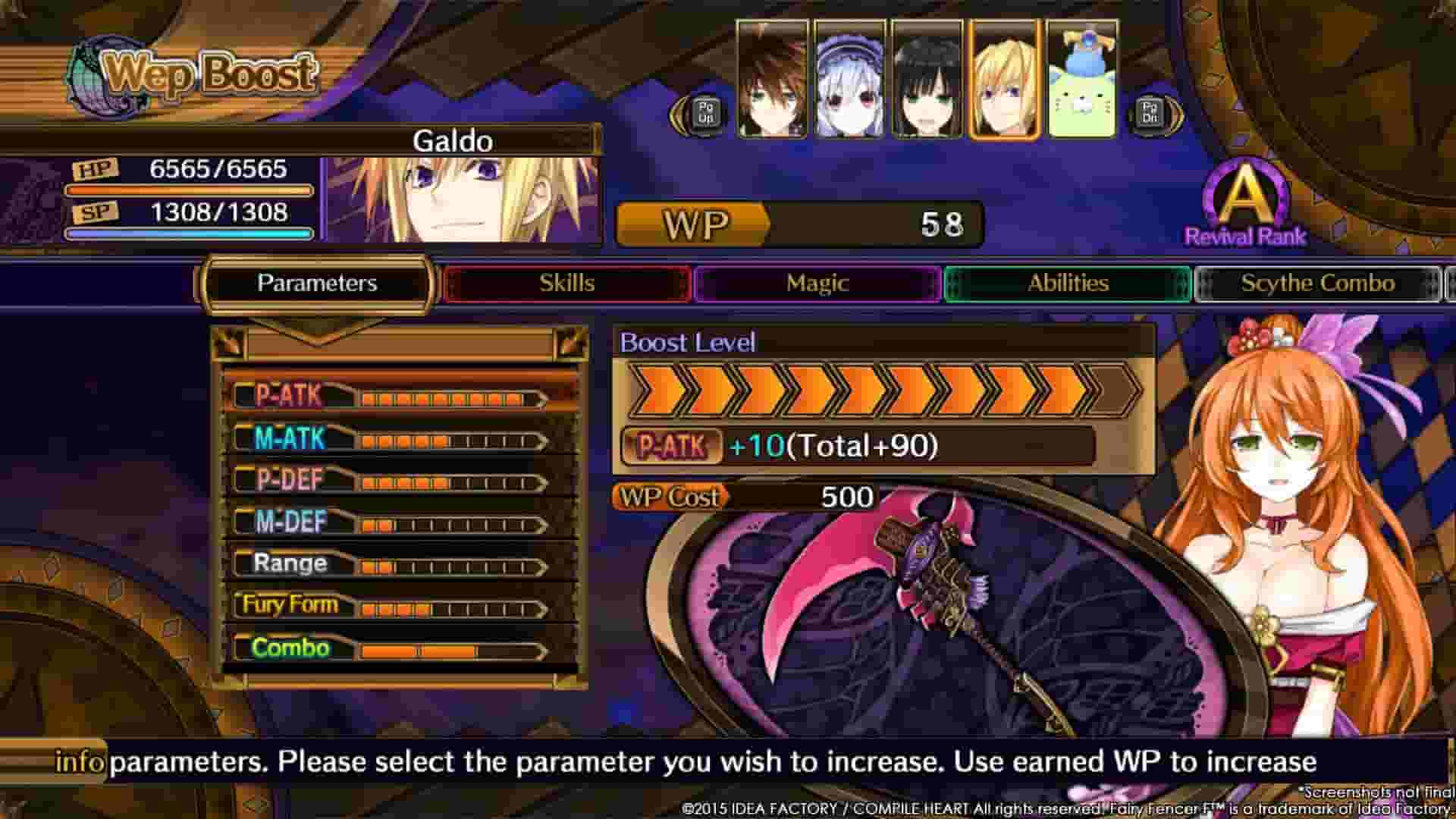 Fairy Fencer F screenshot thumbnail screenshot 16