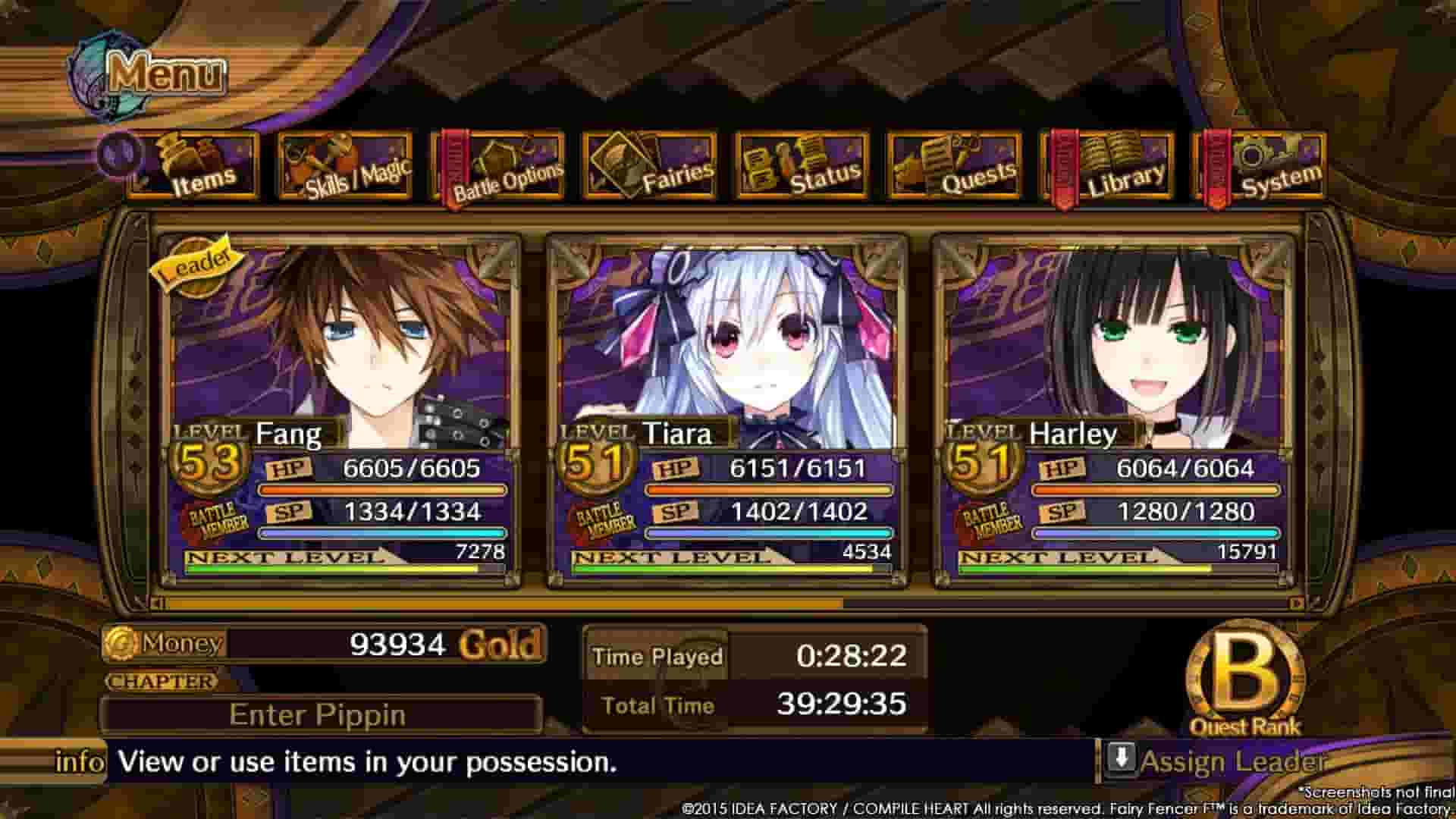 Fairy Fencer F screenshot thumbnail screenshot 3