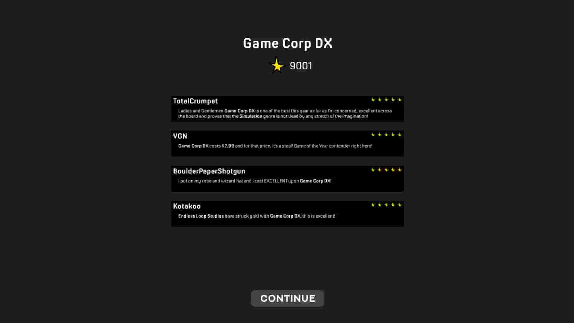 Game Corp DX screenshot thumbnail screenshot 2