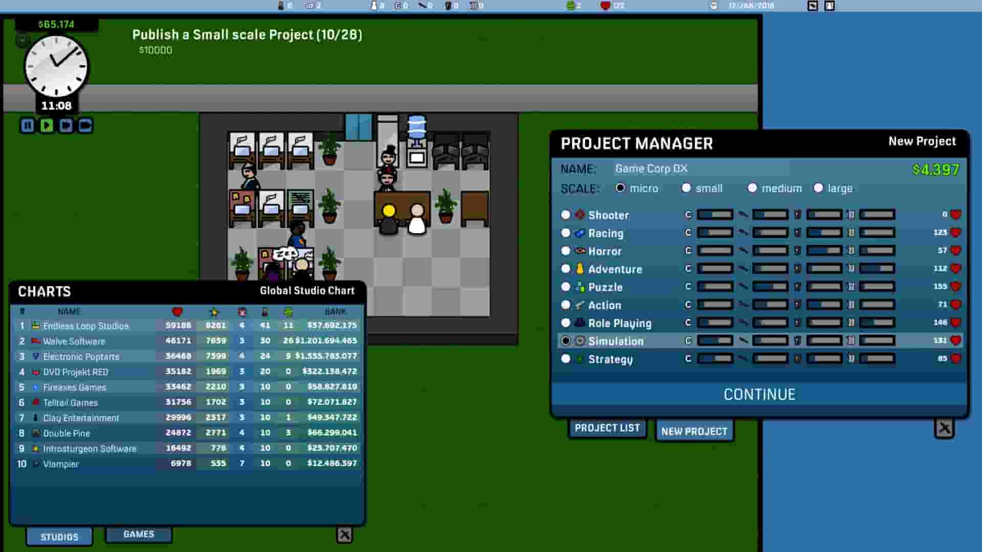 Game Corp DX screenshot thumbnail screenshot 3