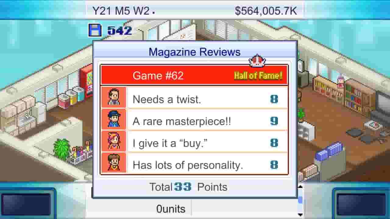 Game Dev Story screenshot thumbnail screenshot 2