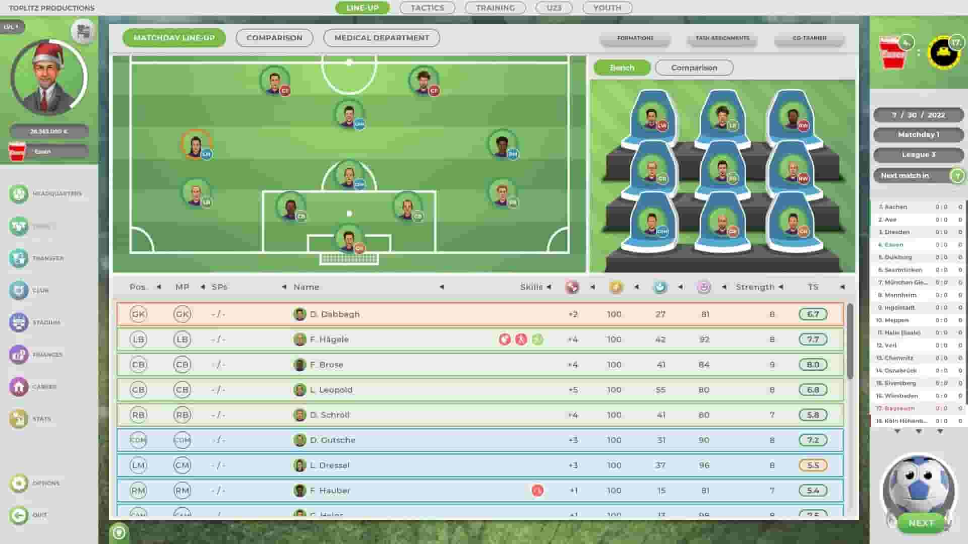 GOAL! The Club Manager screenshot thumbnail screenshot 1