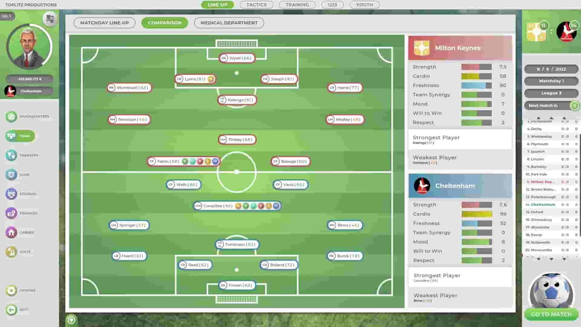 GOAL! The Club Manager screenshot thumbnail screenshot 10