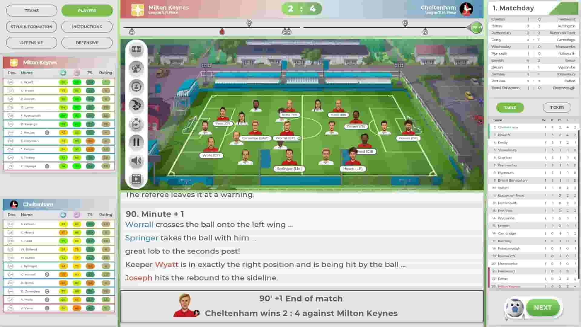 GOAL! The Club Manager screenshot thumbnail screenshot 8