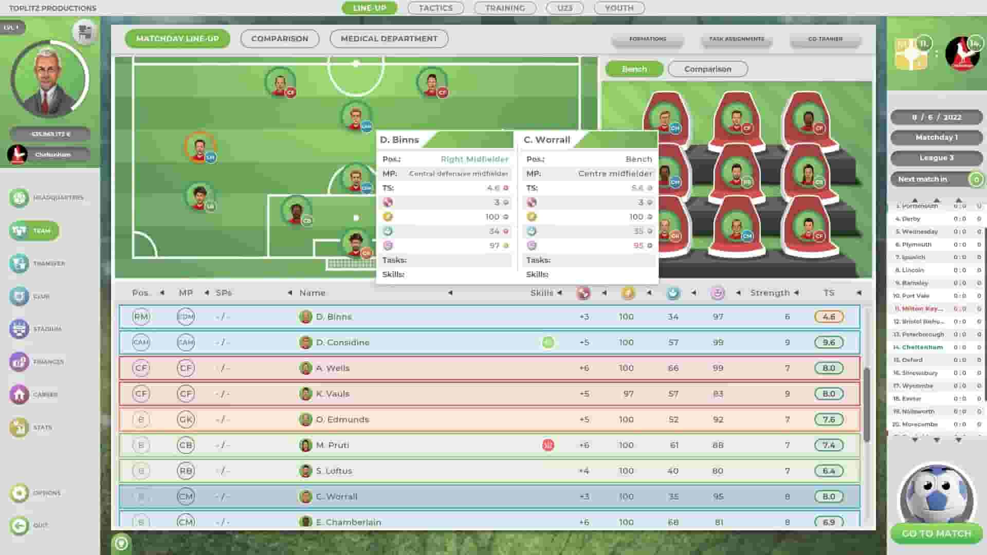 GOAL! The Club Manager screenshot thumbnail screenshot 9