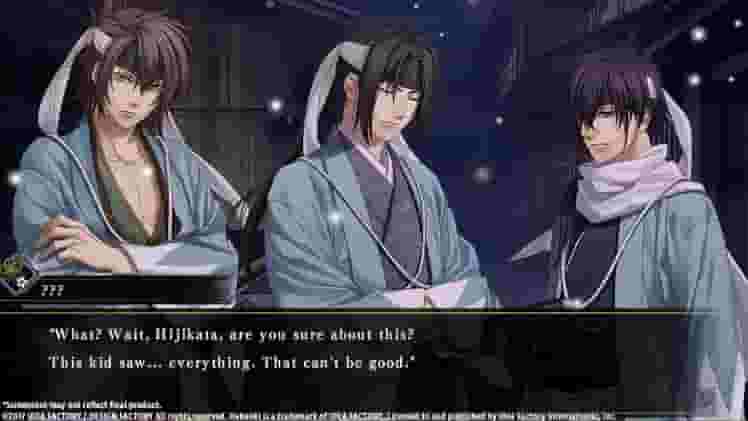 Hakuoki: Kyoto Winds screenshot thumbnail screenshot 10
