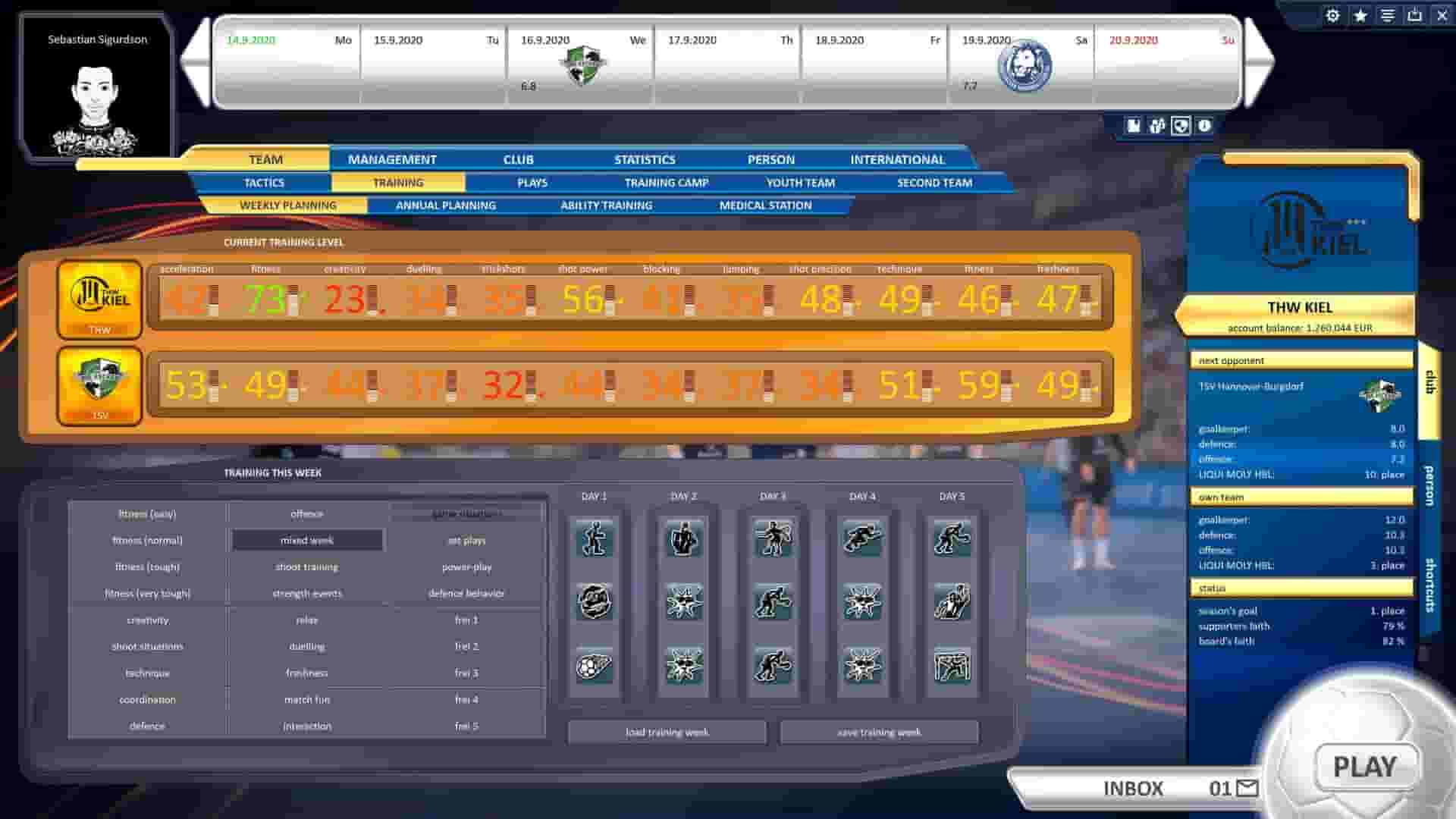 Handball Manager 2021 screenshot thumbnail screenshot 0