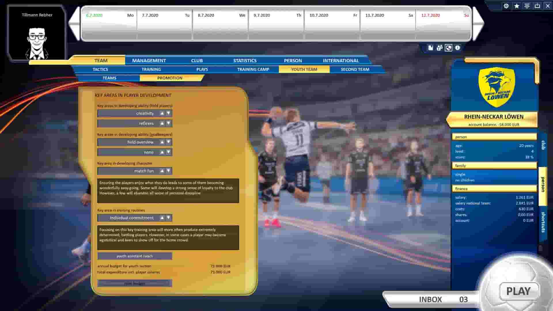 Handball Manager 2021 screenshot thumbnail screenshot 11