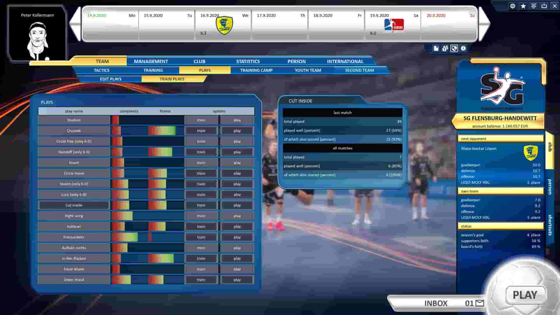 Handball Manager 2021 screenshot thumbnail screenshot 13