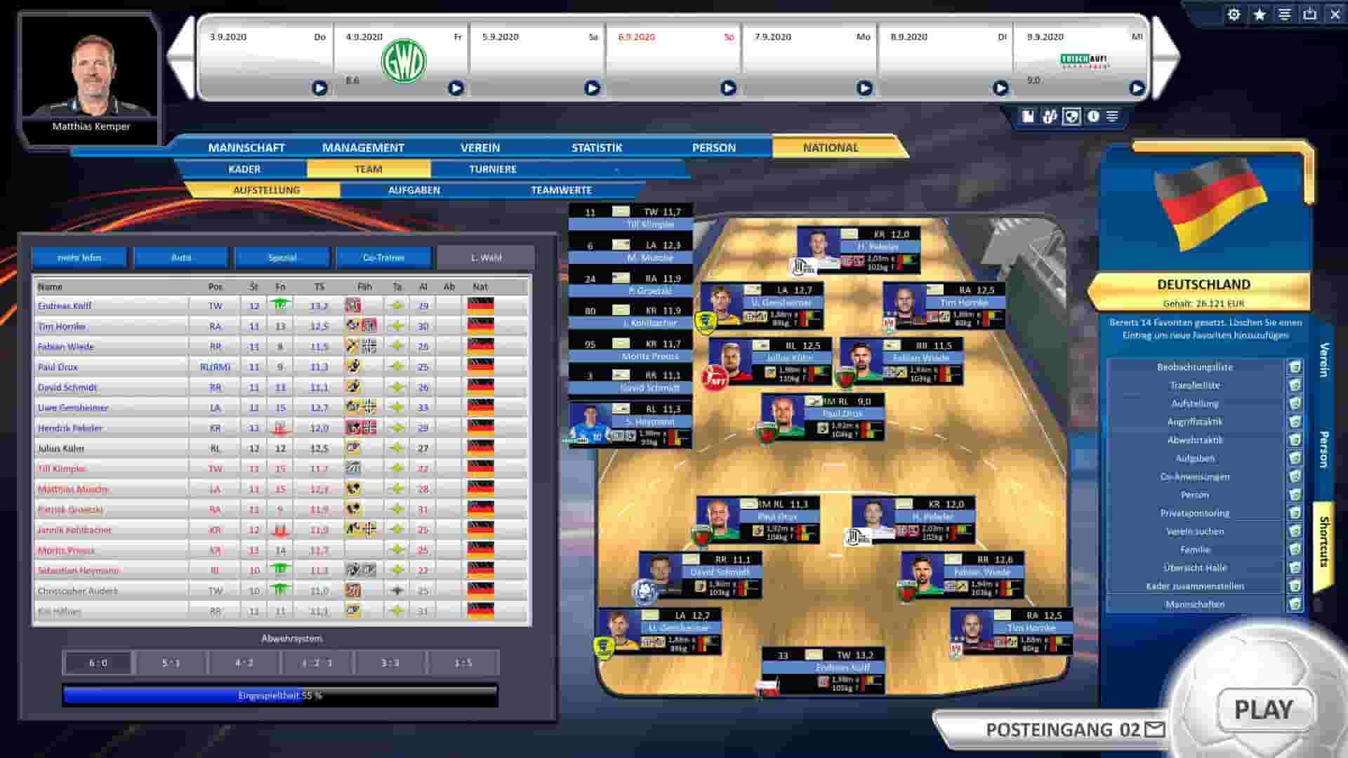 Handball Manager 2021 screenshot thumbnail screenshot 20