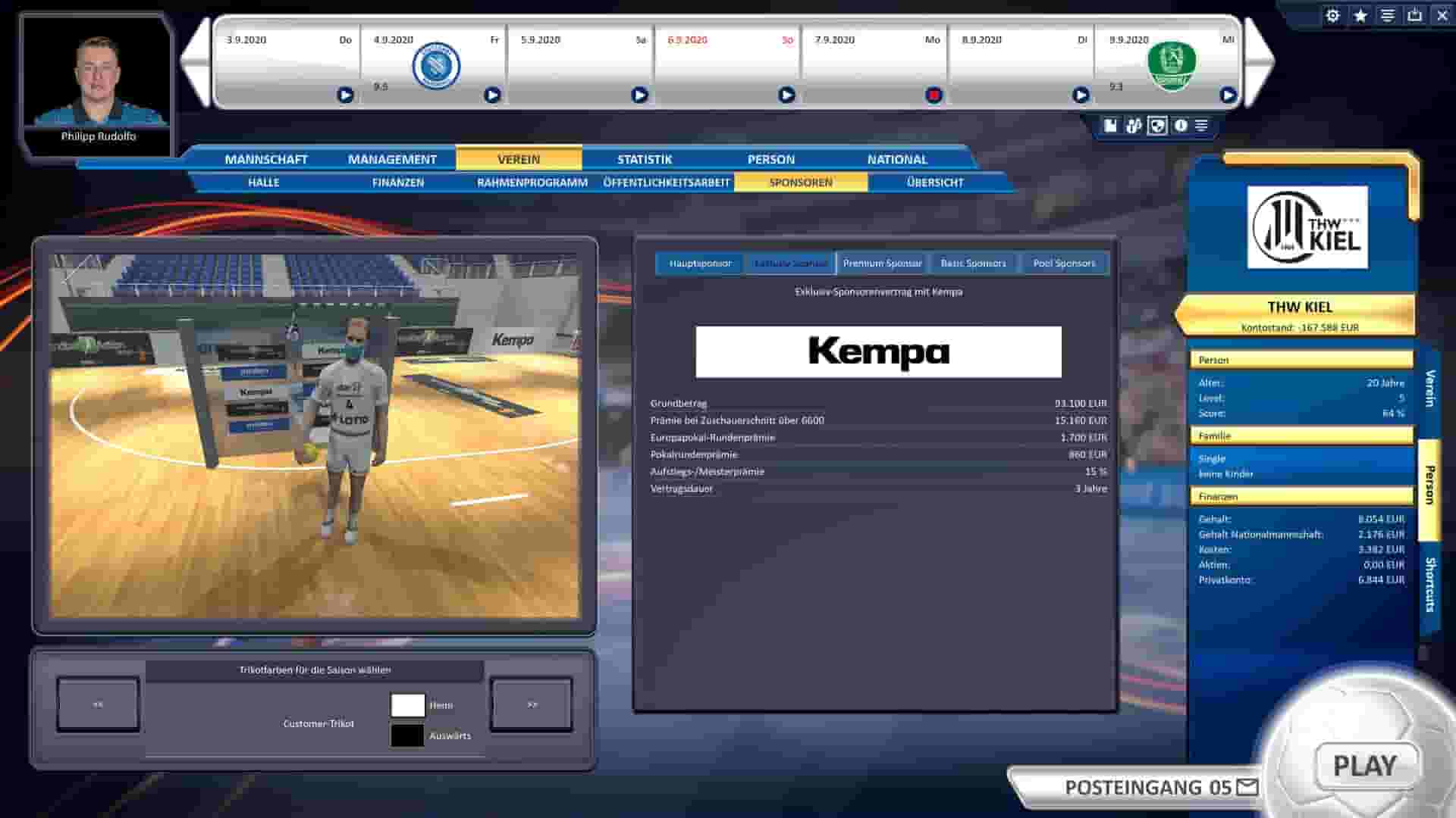 Handball Manager 2021 screenshot thumbnail screenshot 23