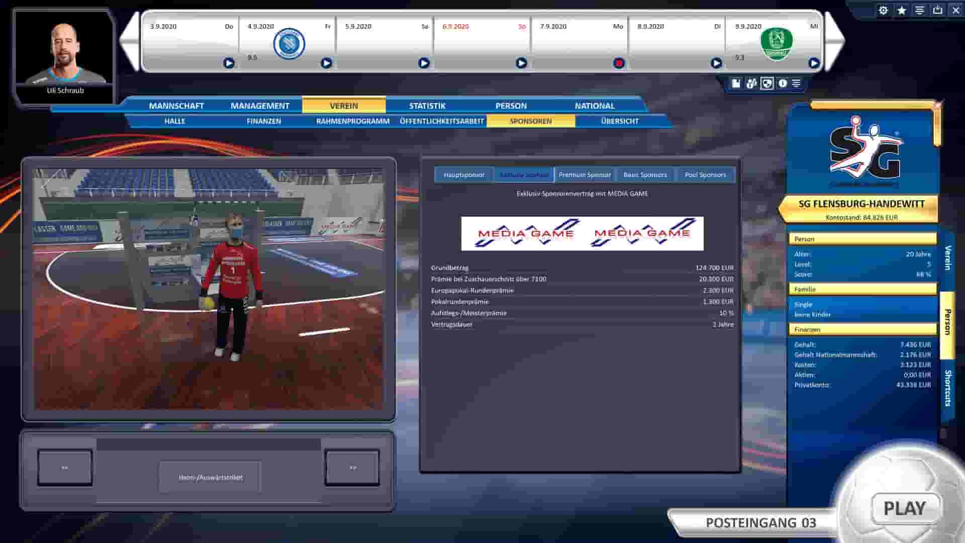 Handball Manager 2021 screenshot thumbnail screenshot 24