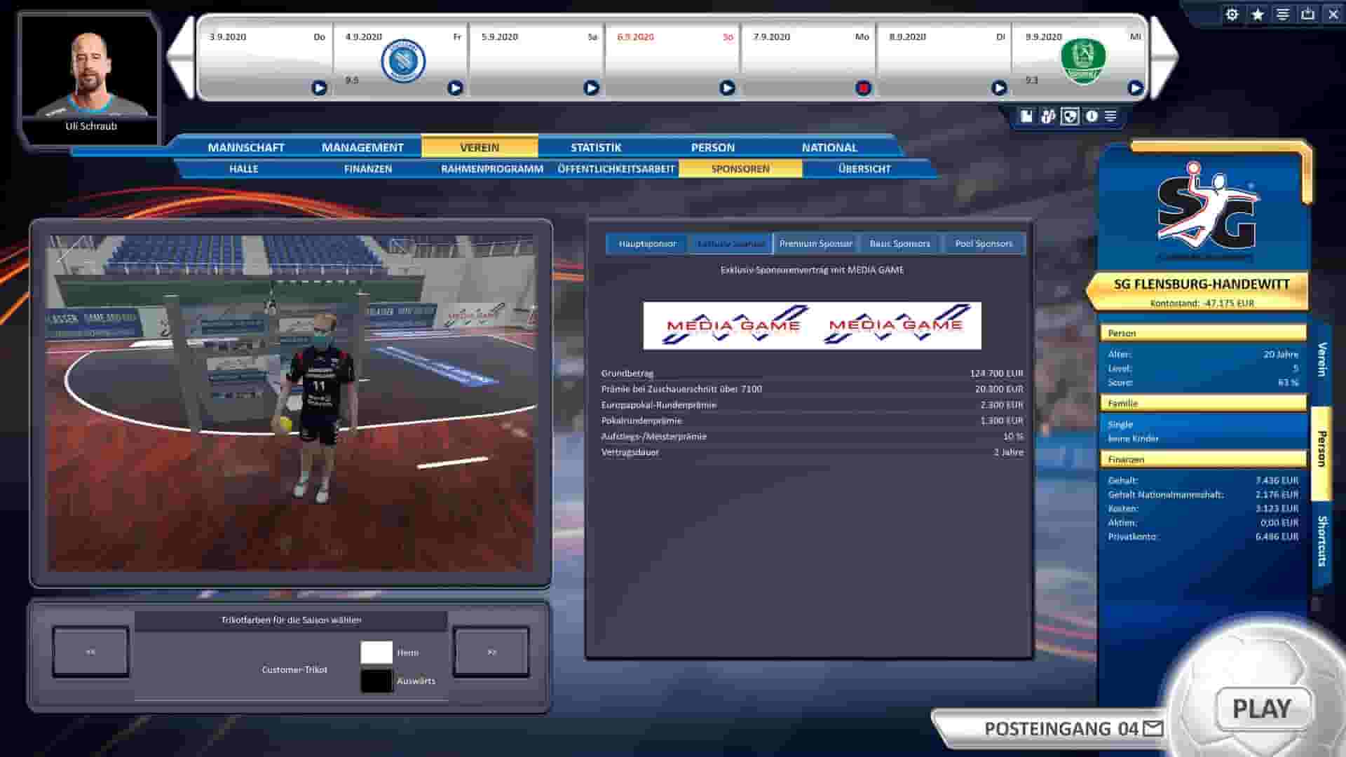 Handball Manager 2021 screenshot thumbnail screenshot 26