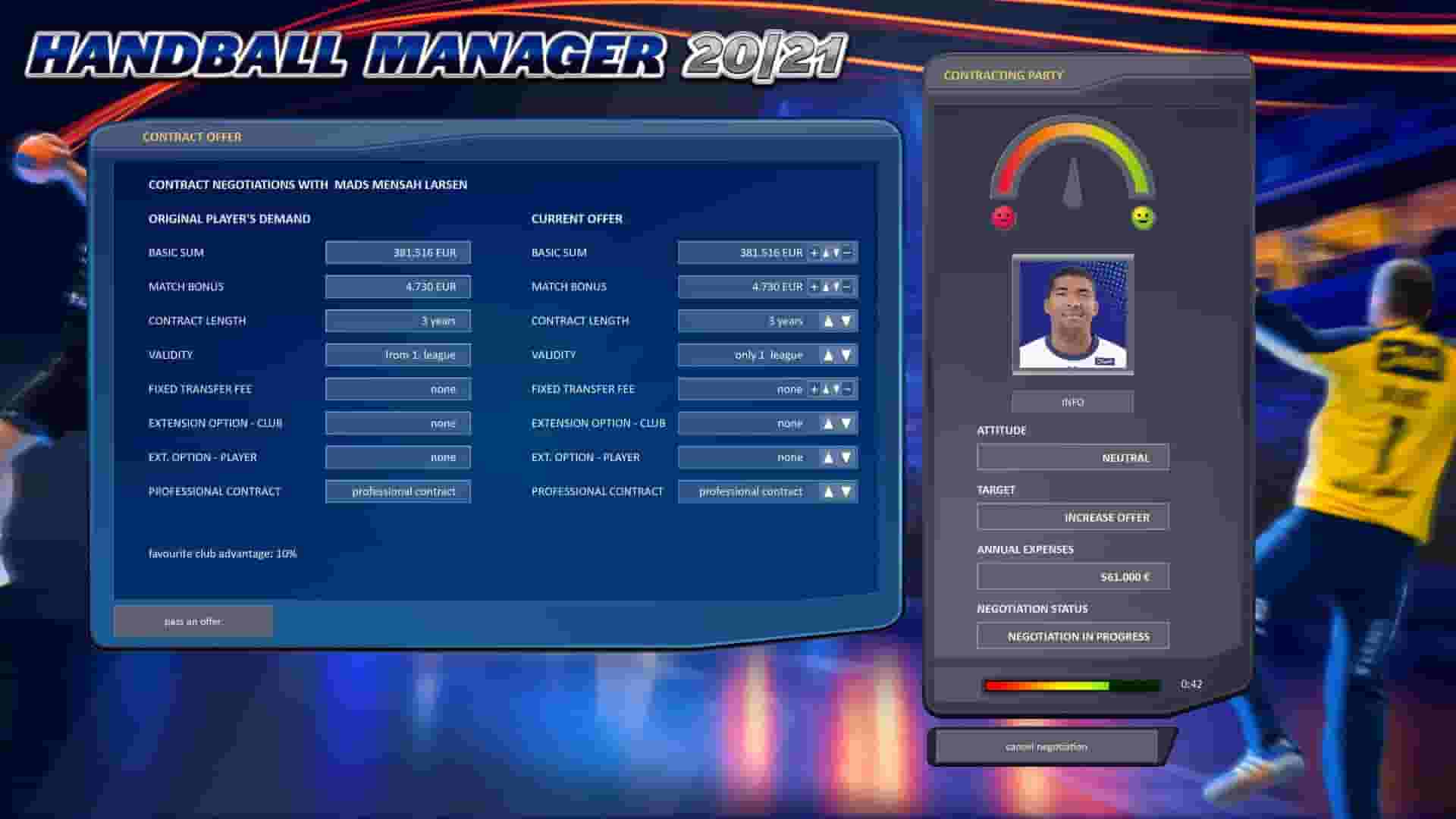 Handball Manager 2021 screenshot thumbnail screenshot 6