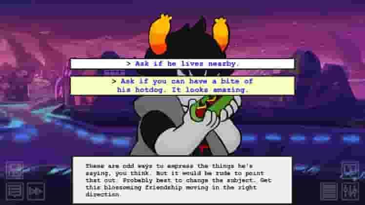 Hiveswap Friendsim screenshot thumbnail screenshot 2