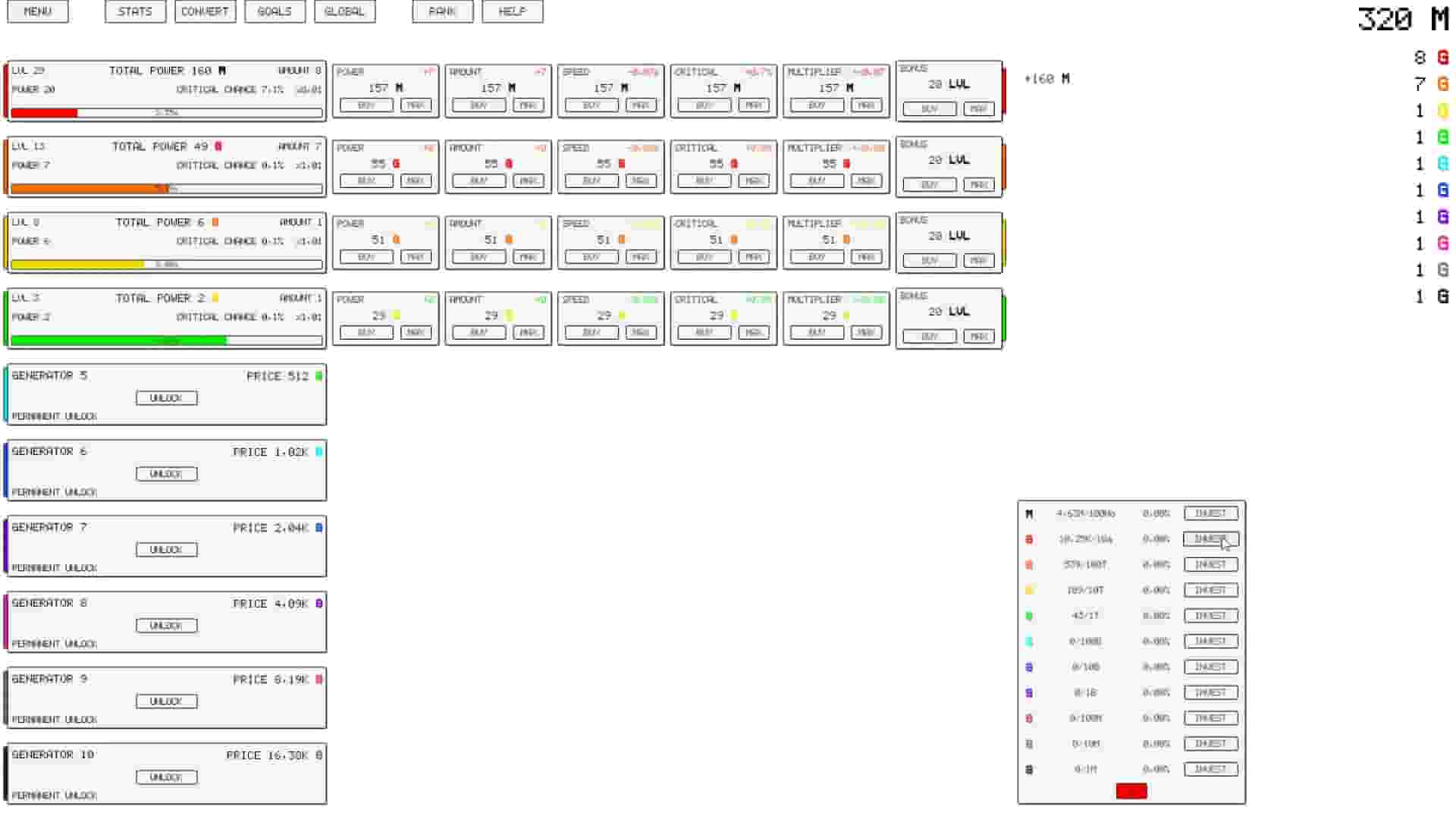 Idle: Generators screenshot thumbnail screenshot 3