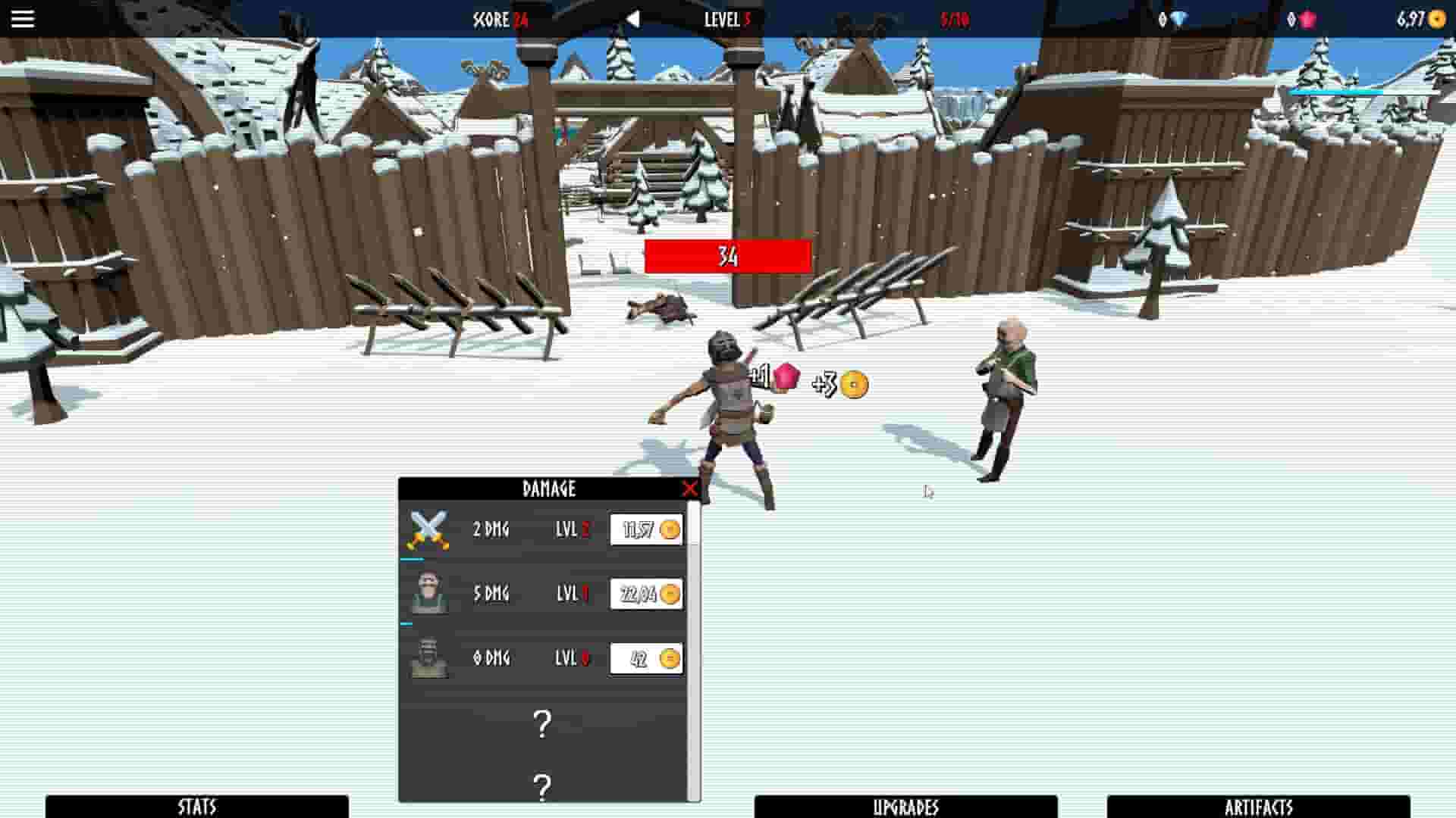 Idle Vikings Clicker screenshot thumbnail screenshot 1