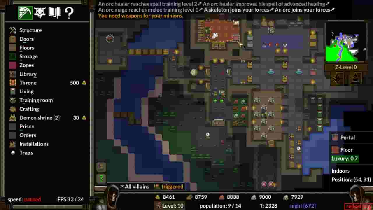 KeeperRL screenshot thumbnail screenshot 0