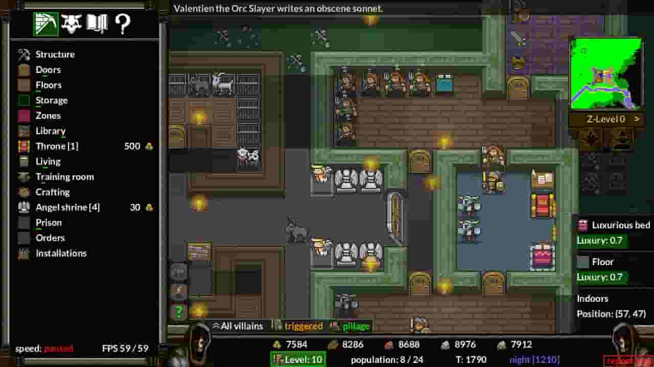 KeeperRL screenshot thumbnail screenshot 1