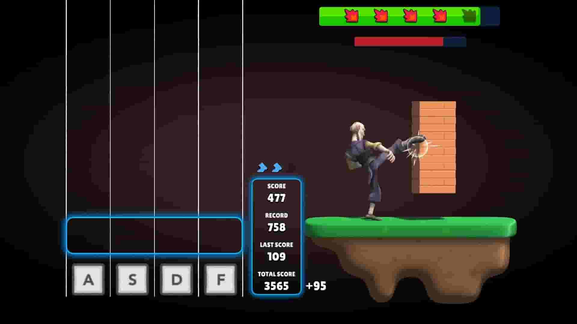KICK MASTER screenshot thumbnail screenshot 1