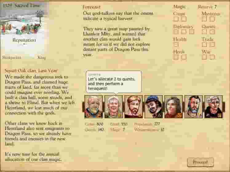 King of Dragon Pass screenshot thumbnail screenshot 1
