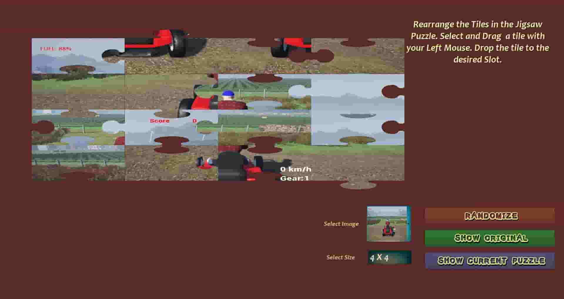 Lawnmower Game Jigsaw screenshot thumbnail screenshot 2