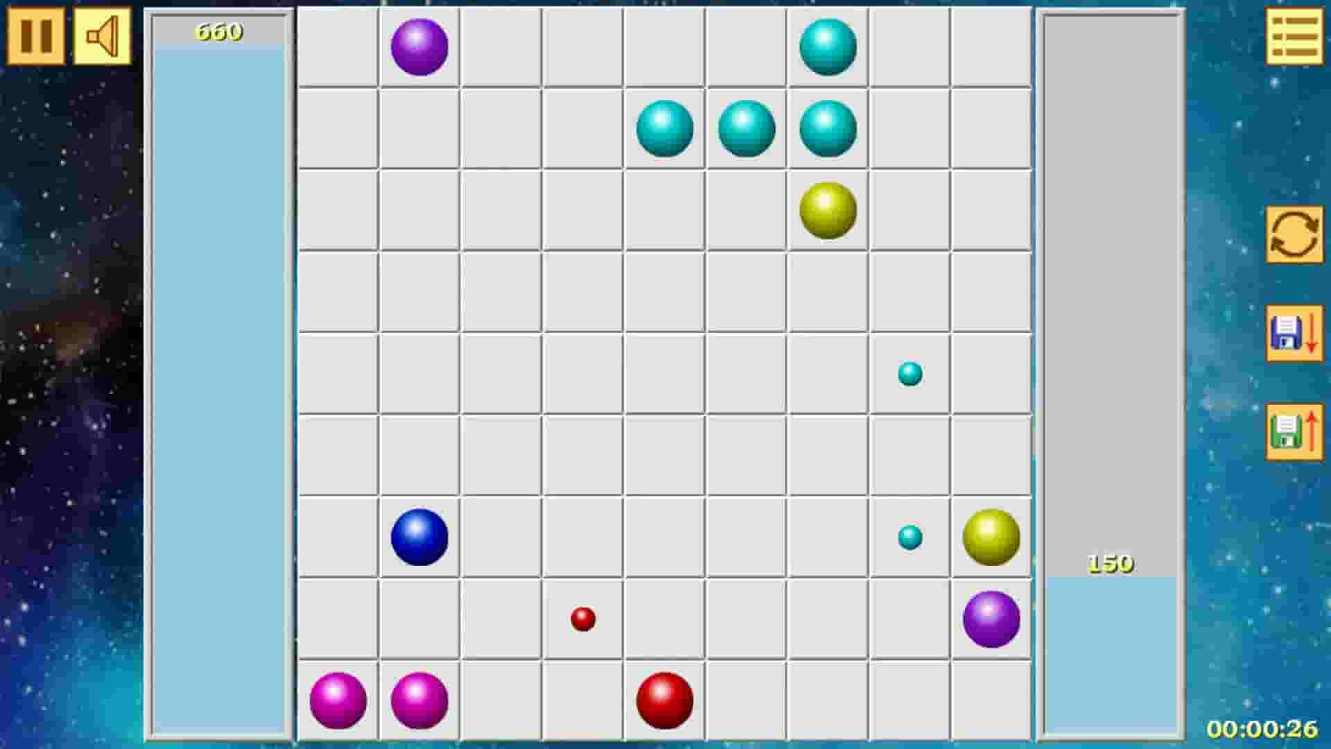 Lines of Balls screenshot thumbnail screenshot 1