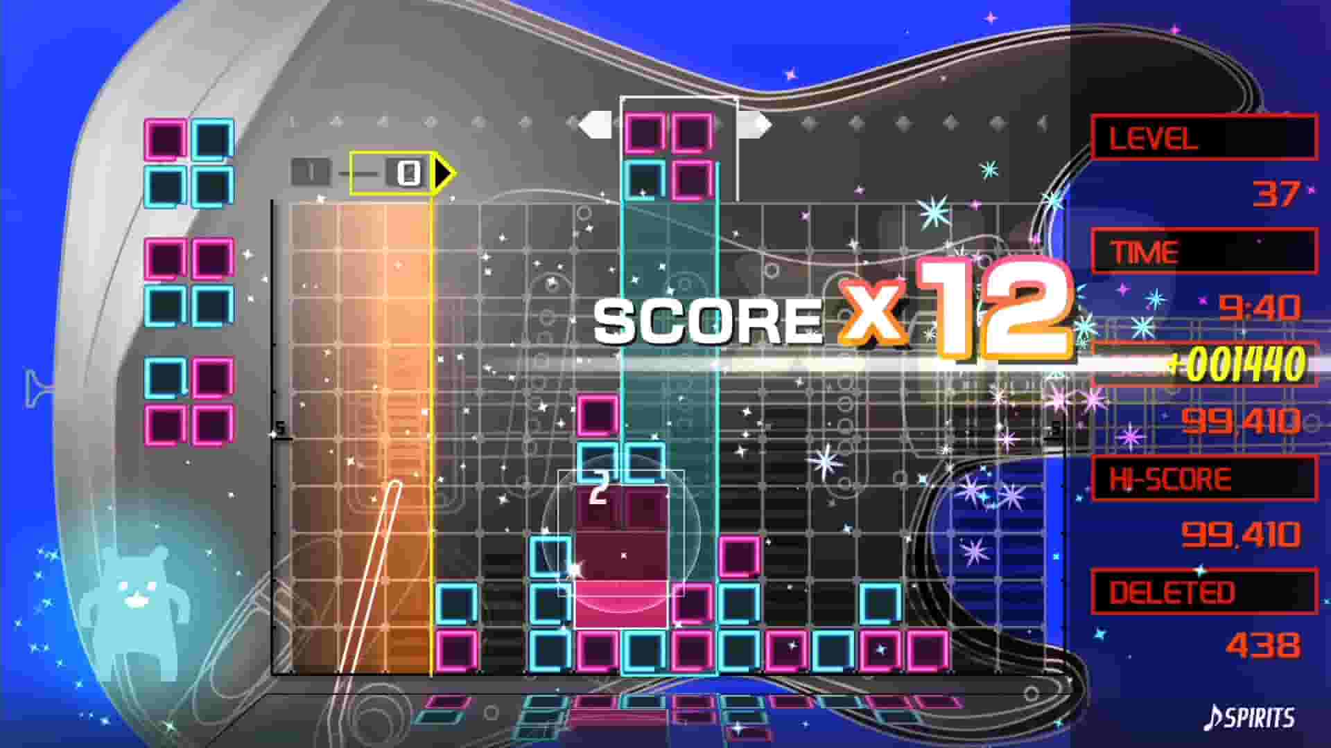 LUMINES REMASTERED screenshot thumbnail screenshot 1