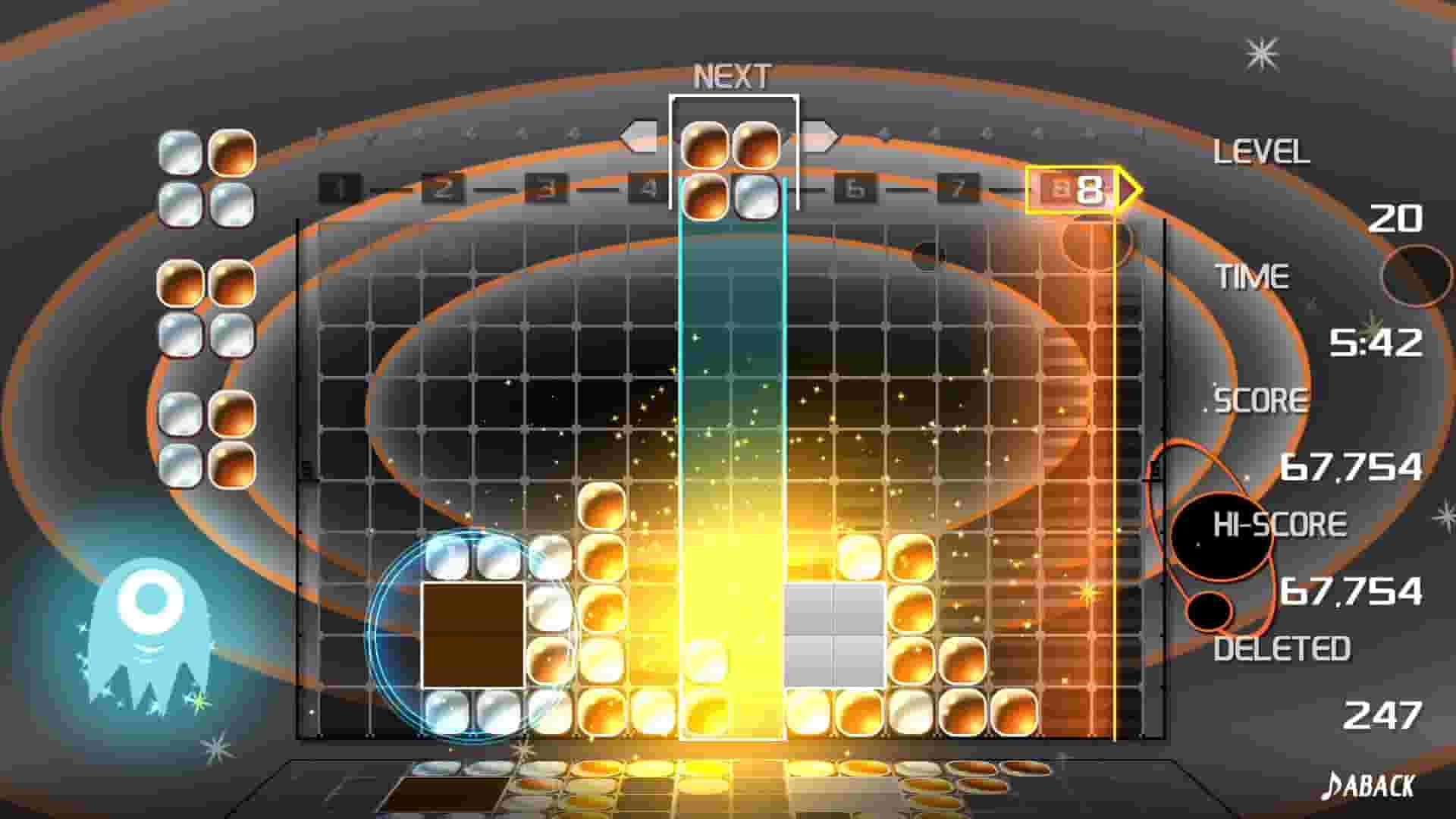 LUMINES REMASTERED screenshot thumbnail screenshot 3
