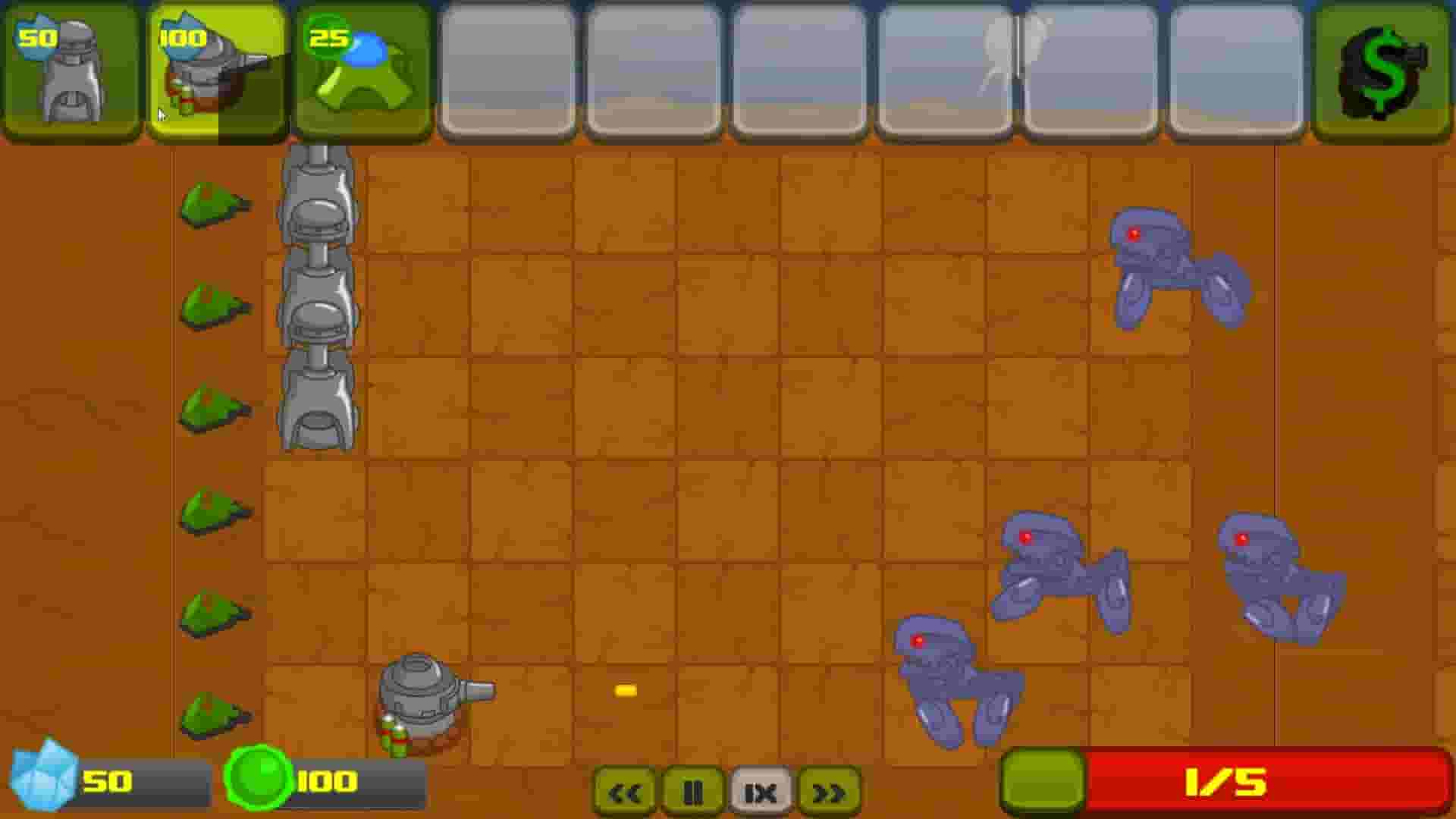 Martians Vs Robots screenshot thumbnail screenshot 0